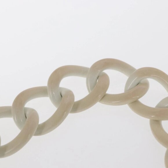 CHANEL Plastic Chain Shoulder Bag Pile Light Blue Silver CC Auth 158681V - Picture 7 of 16